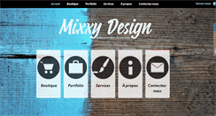 Desktop Screenshot of mixxydesign.com